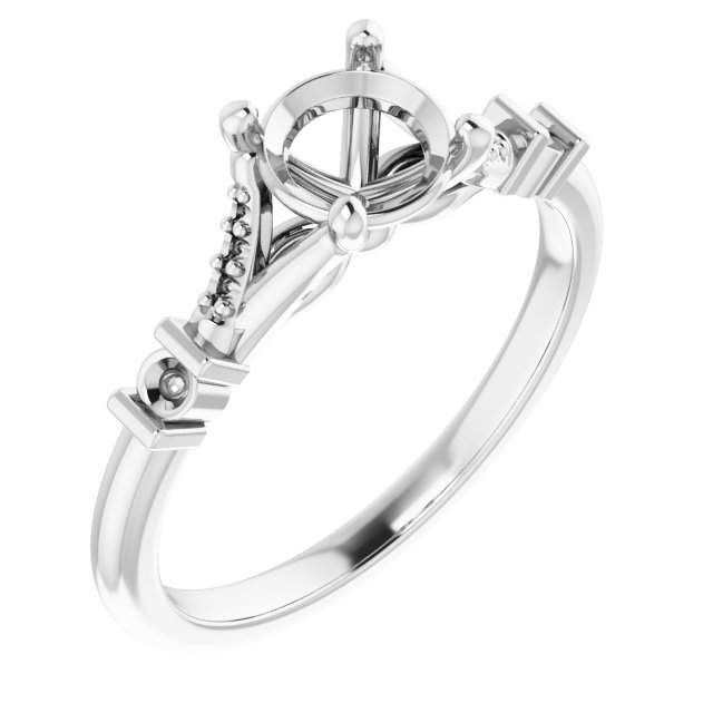 Accented Engagement Ring