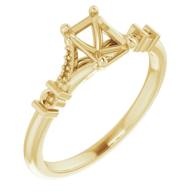Accented Engagement Ring