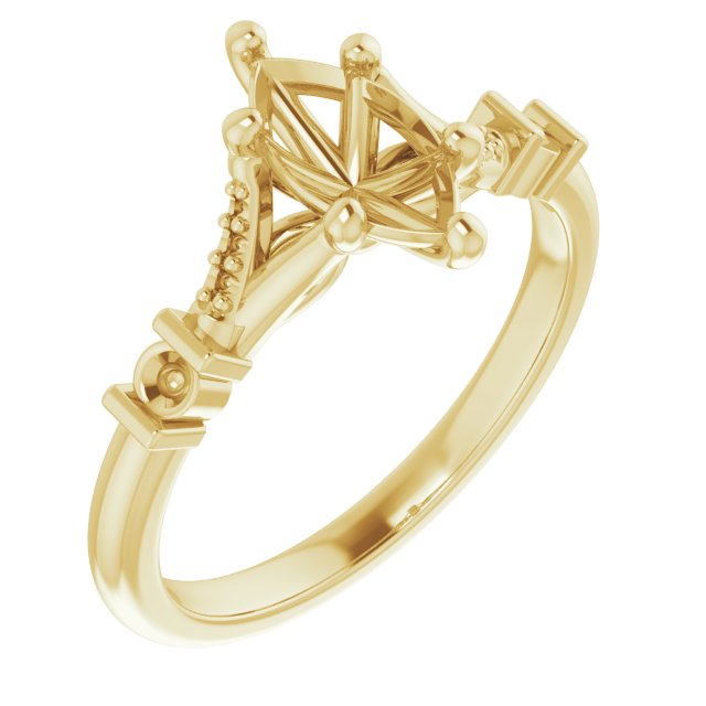 Accented Engagement Ring