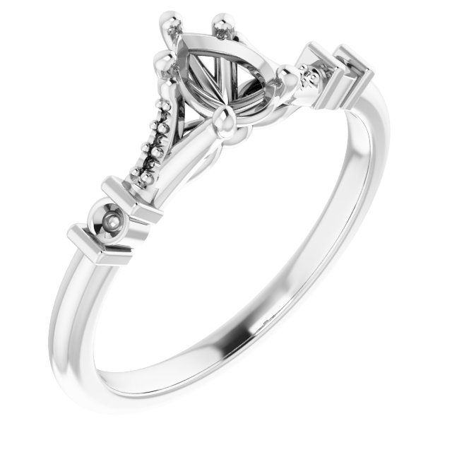 Accented Engagement Ring