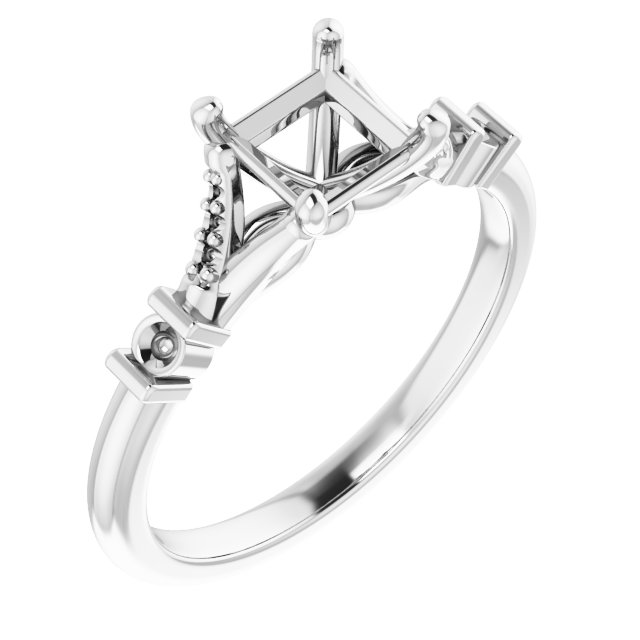 Accented Engagement Ring