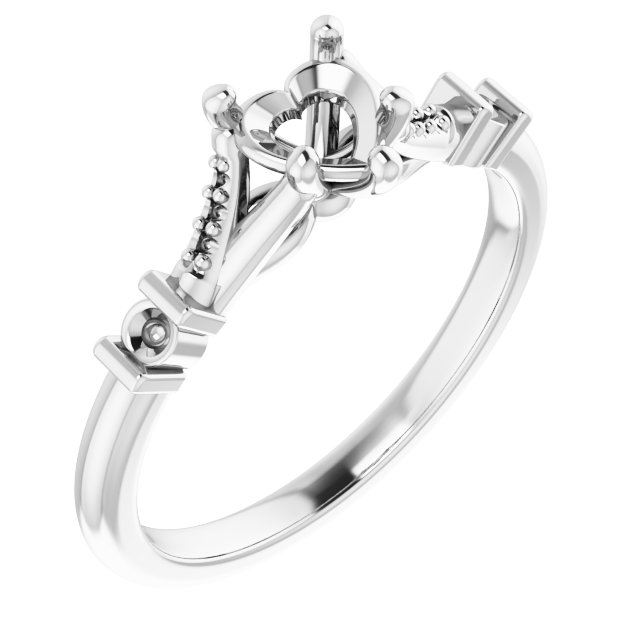 Accented Engagement Ring
