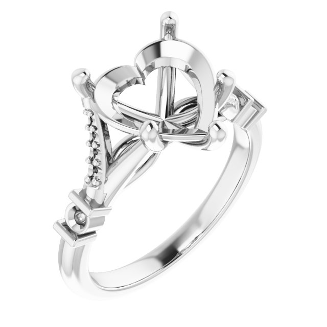 Accented Engagement Ring