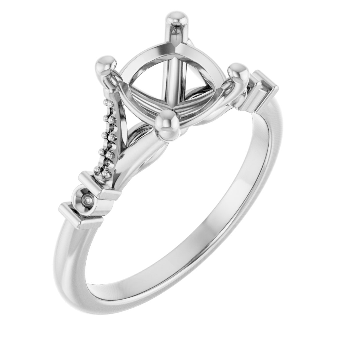 Accented Engagement Ring