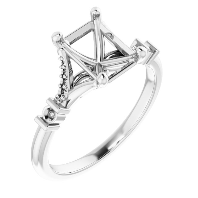 Accented Engagement Ring