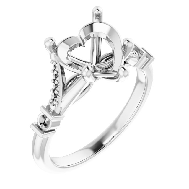 Accented Engagement Ring