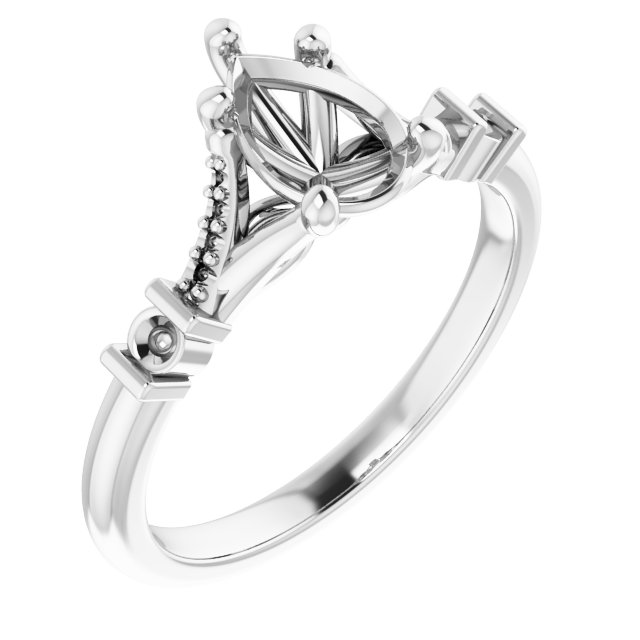 Accented Engagement Ring