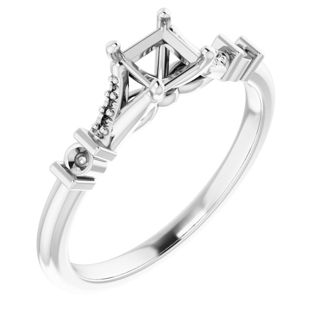 Accented Engagement Ring
