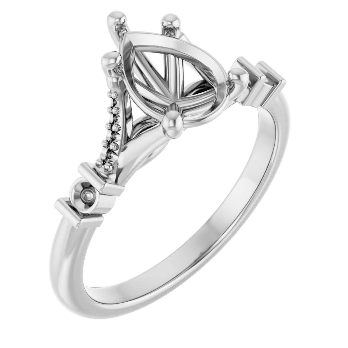 Accented Engagement Ring