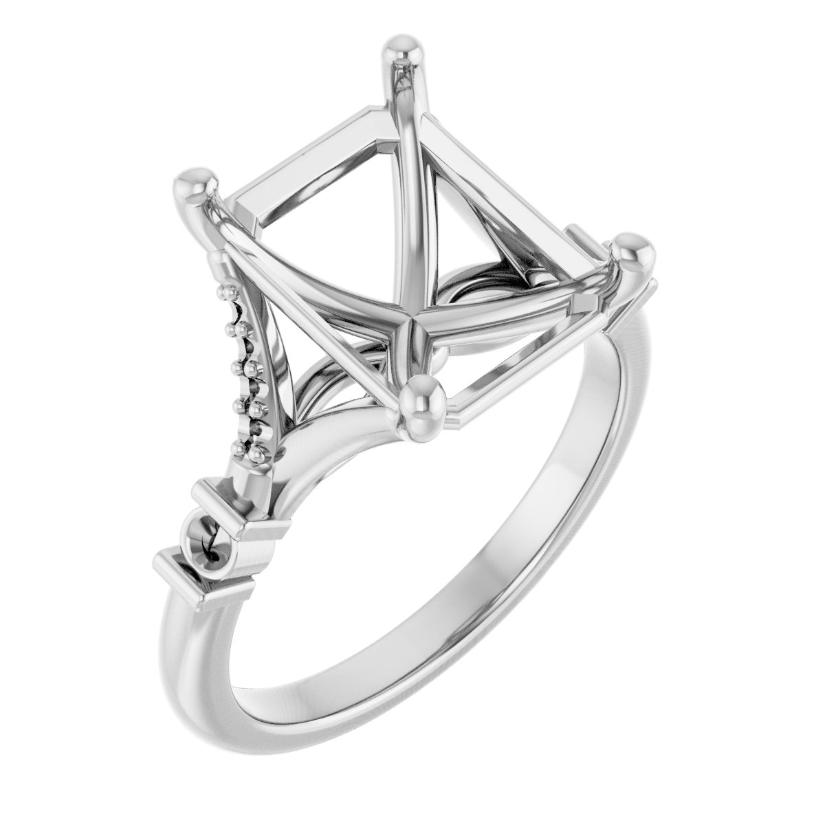 Accented Engagement Ring
