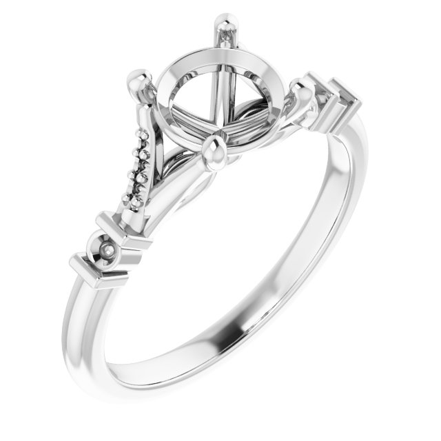 Accented Engagement Ring