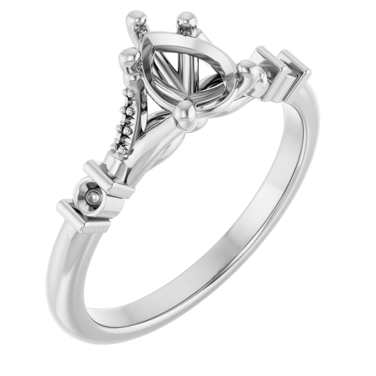 Accented Engagement Ring