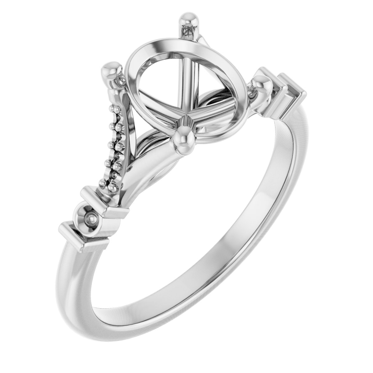 Accented Engagement Ring