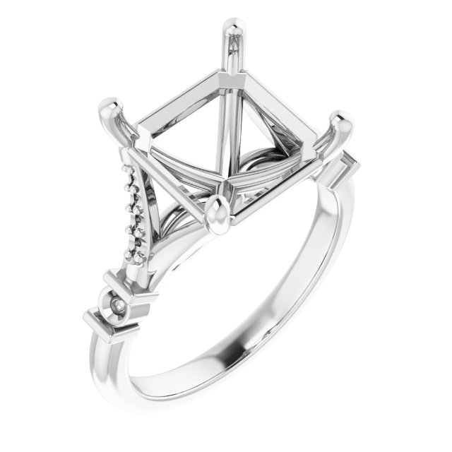 Accented Engagement Ring