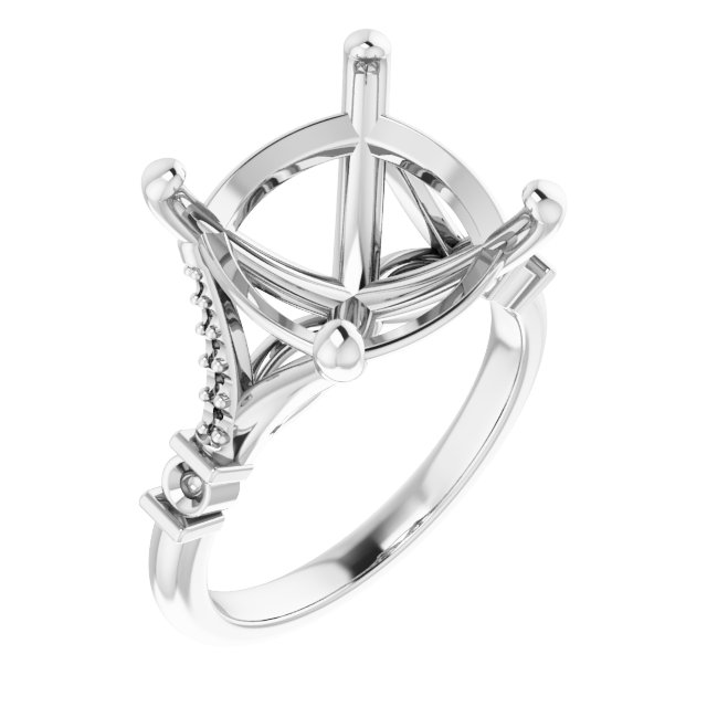 Accented Engagement Ring