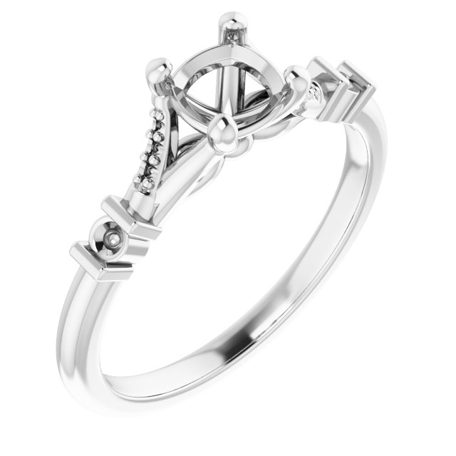 Accented Engagement Ring