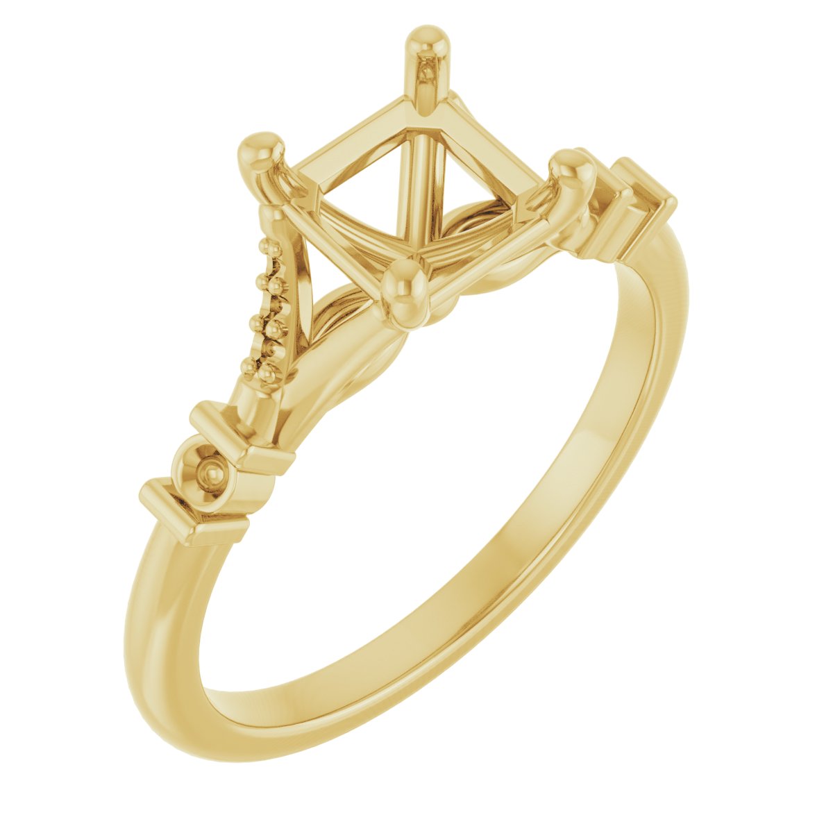 Accented Engagement Ring
