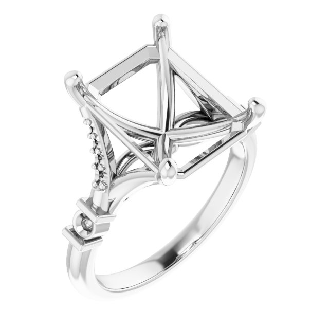 Accented Engagement Ring