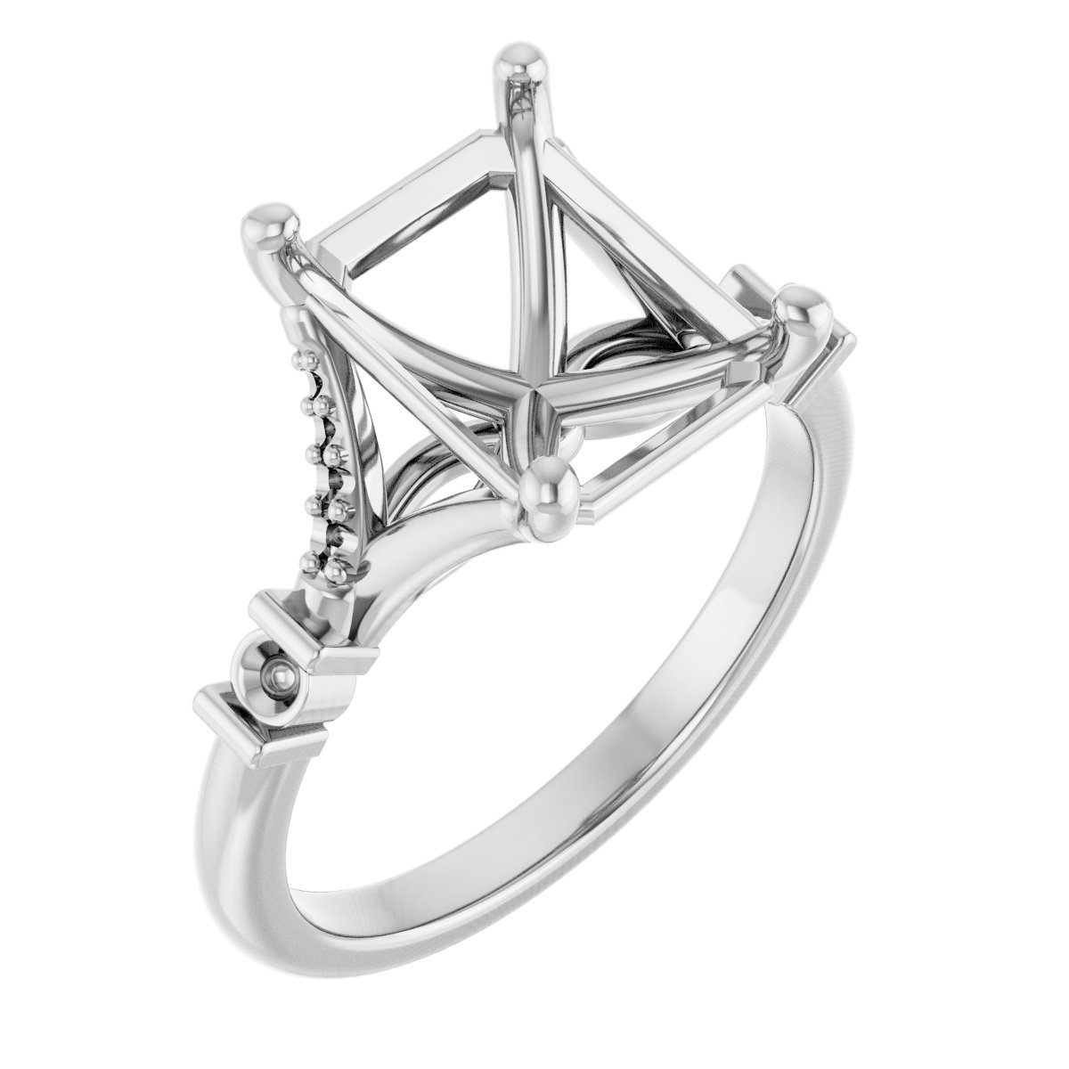 Accented Engagement Ring