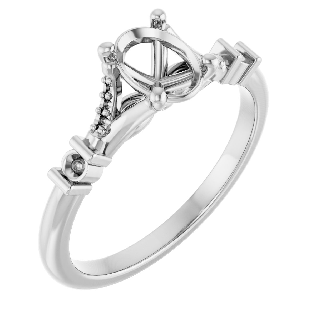 Accented Engagement Ring