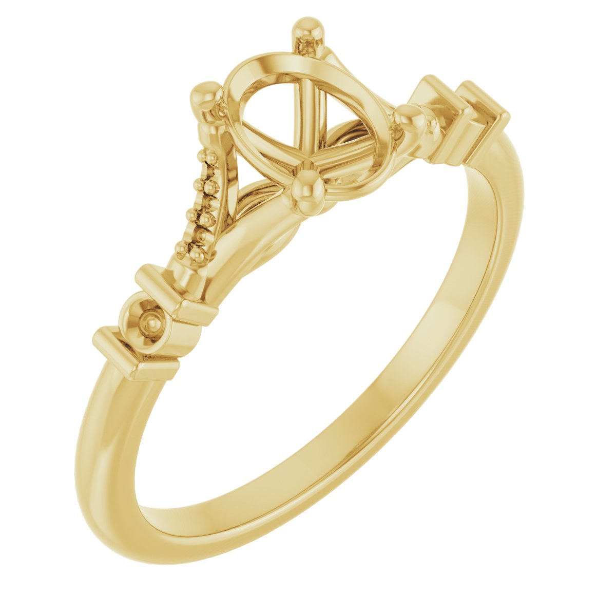 Accented Engagement Ring