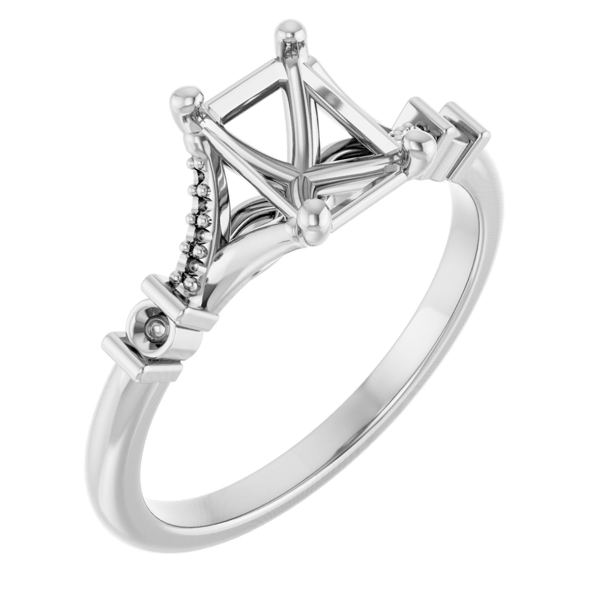 Accented Engagement Ring