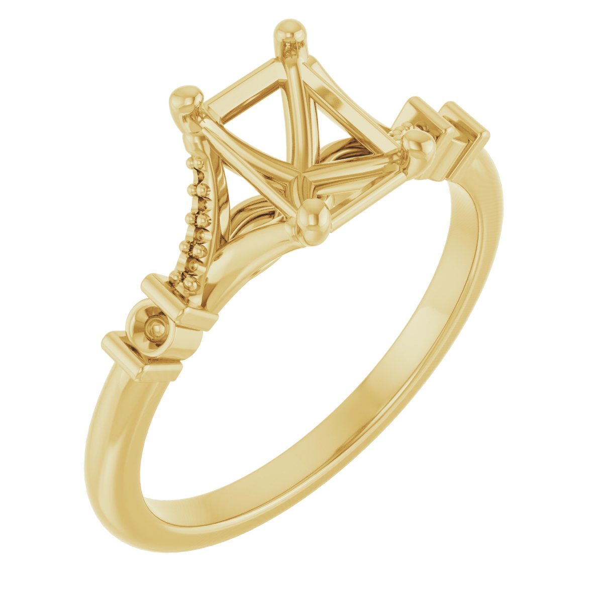 Accented Engagement Ring