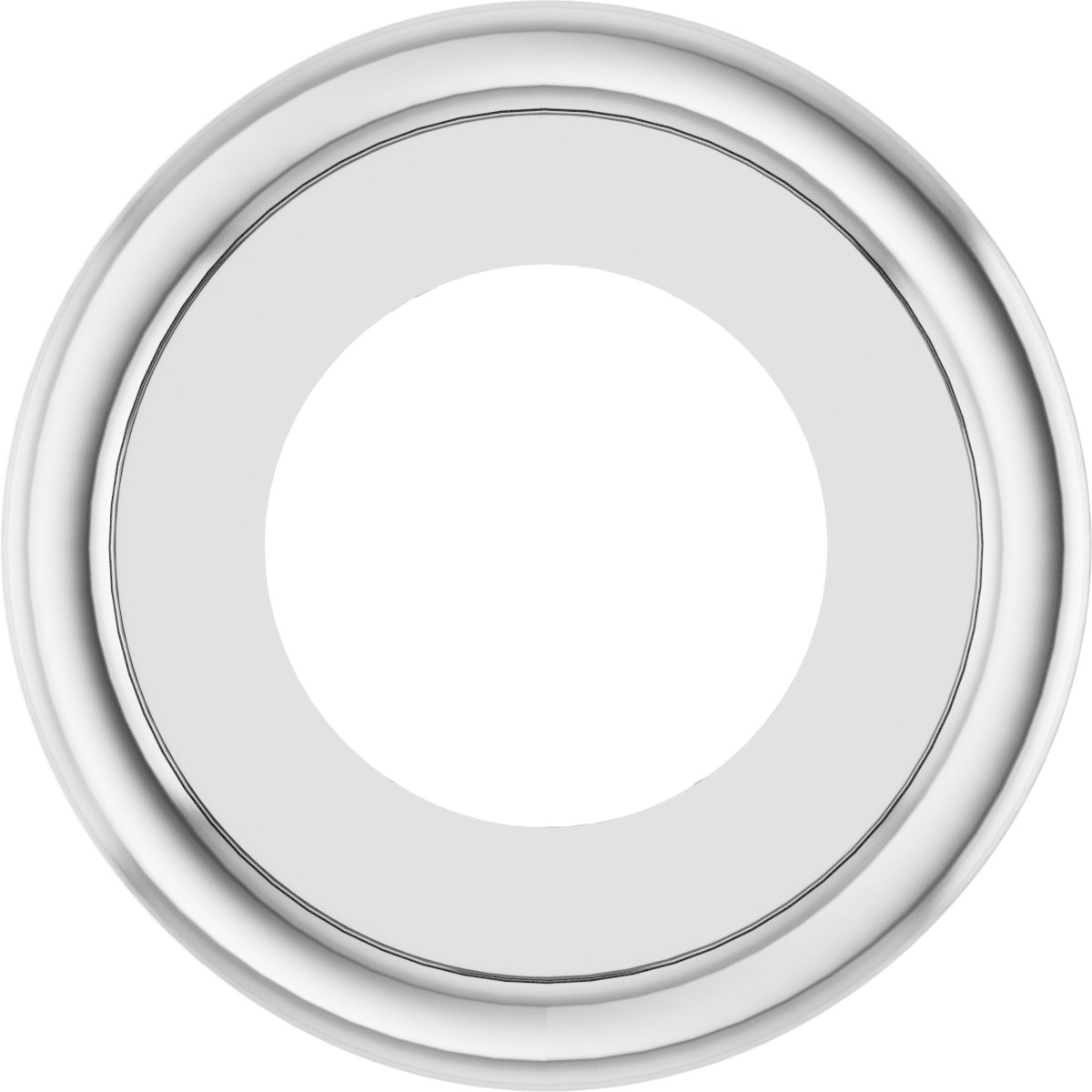 Round Bezel-Set Pendant