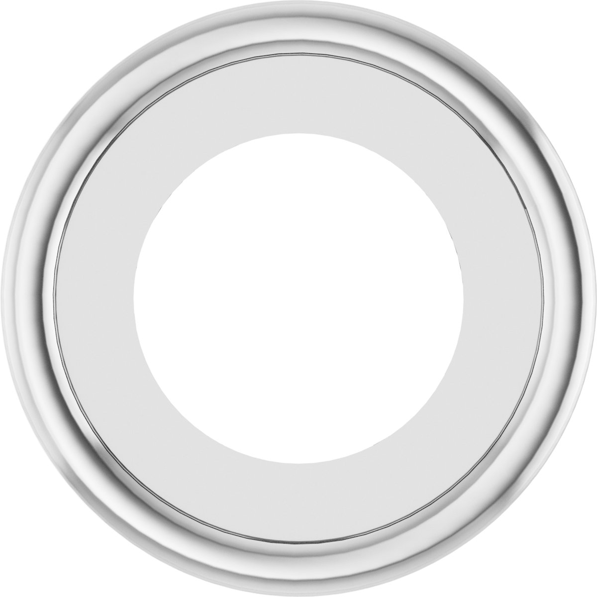 Round Bezel-Set Pendant