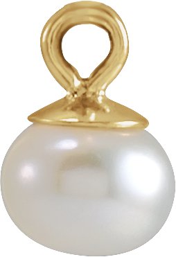 Freshwater Pearl Hoop Dangle