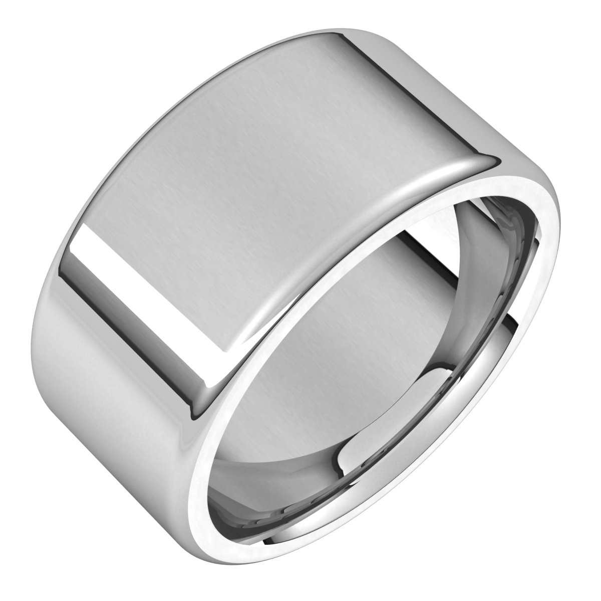 Round-Edge Comfort-Fit Flat Band