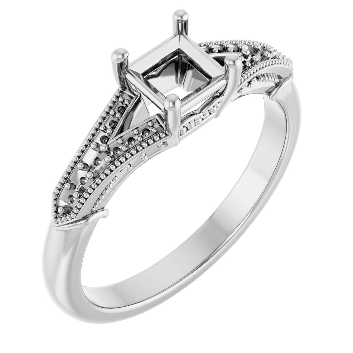 Accented Engagement Ring
