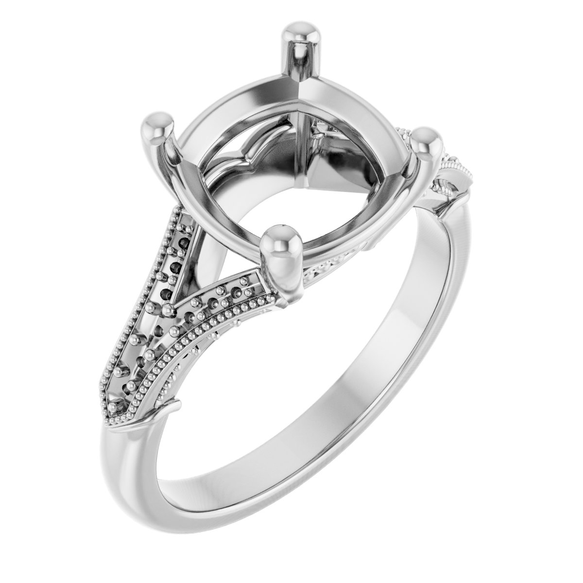 Accented Engagement Ring