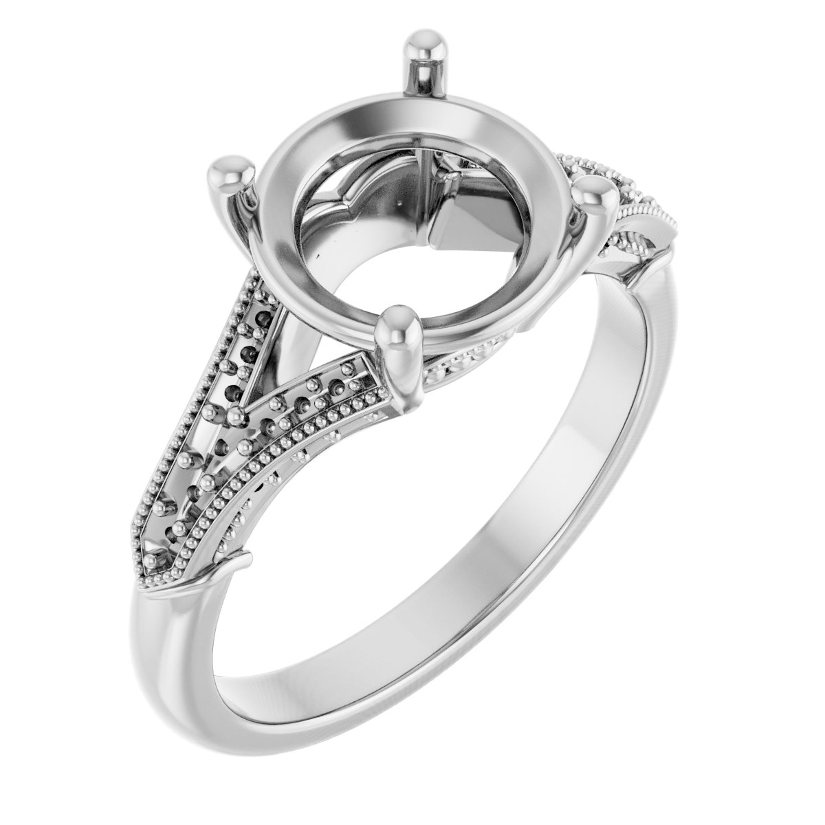 Accented Engagement Ring