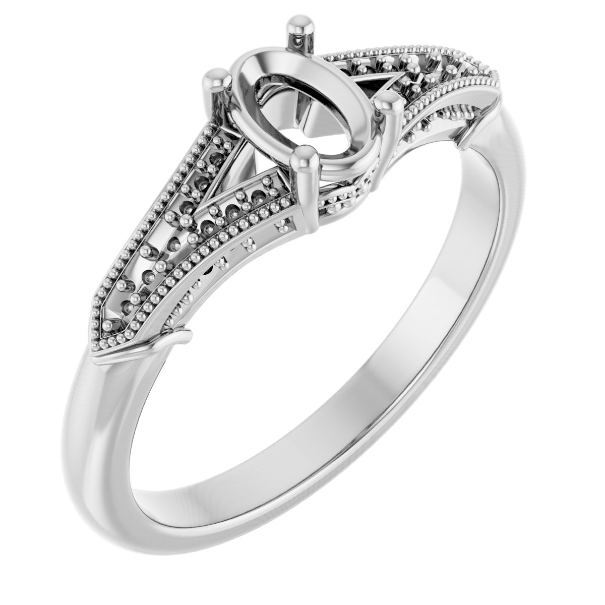 Accented Engagement Ring