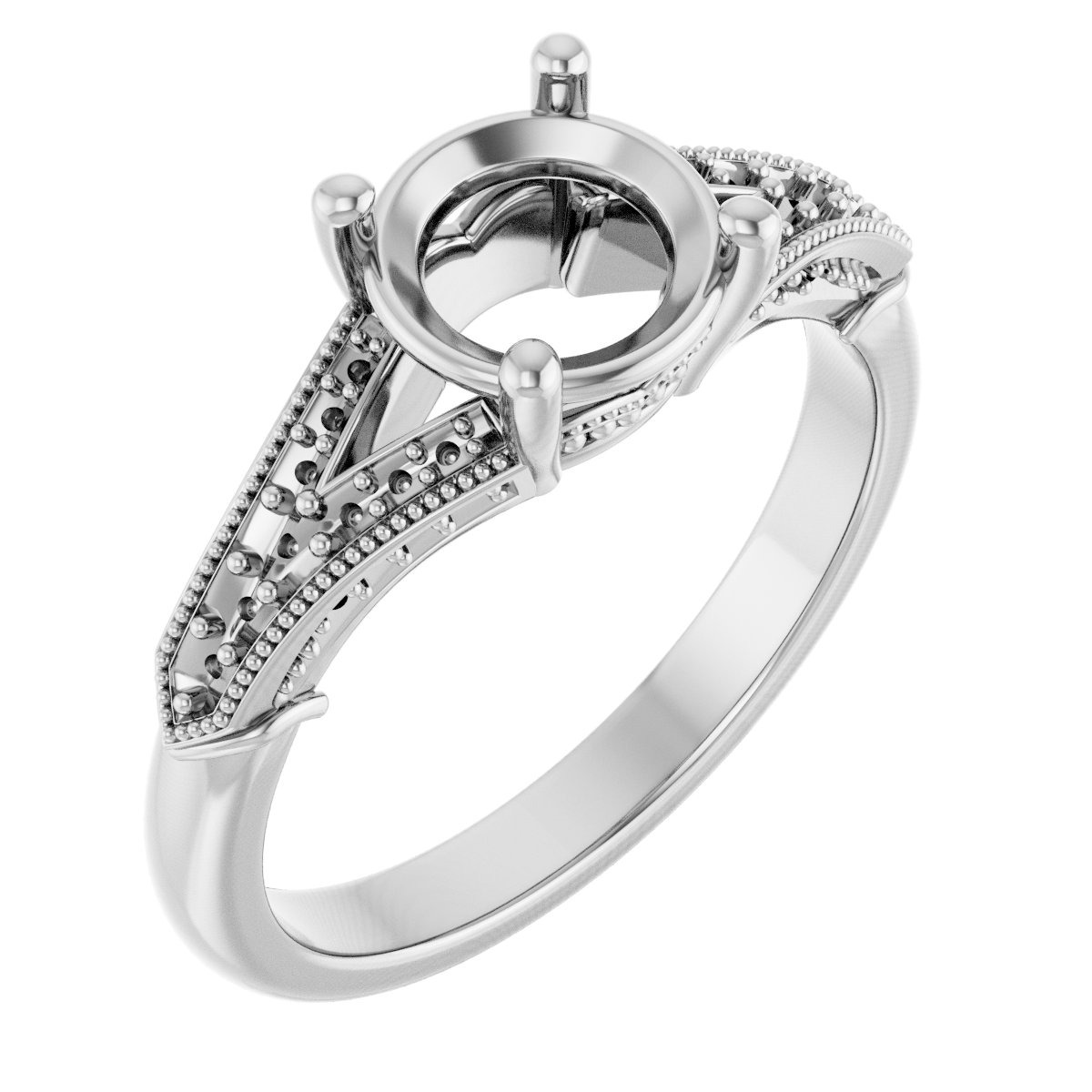 Accented Engagement Ring