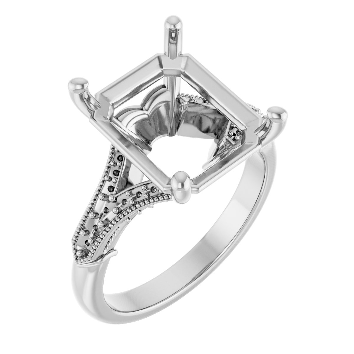Accented Engagement Ring
