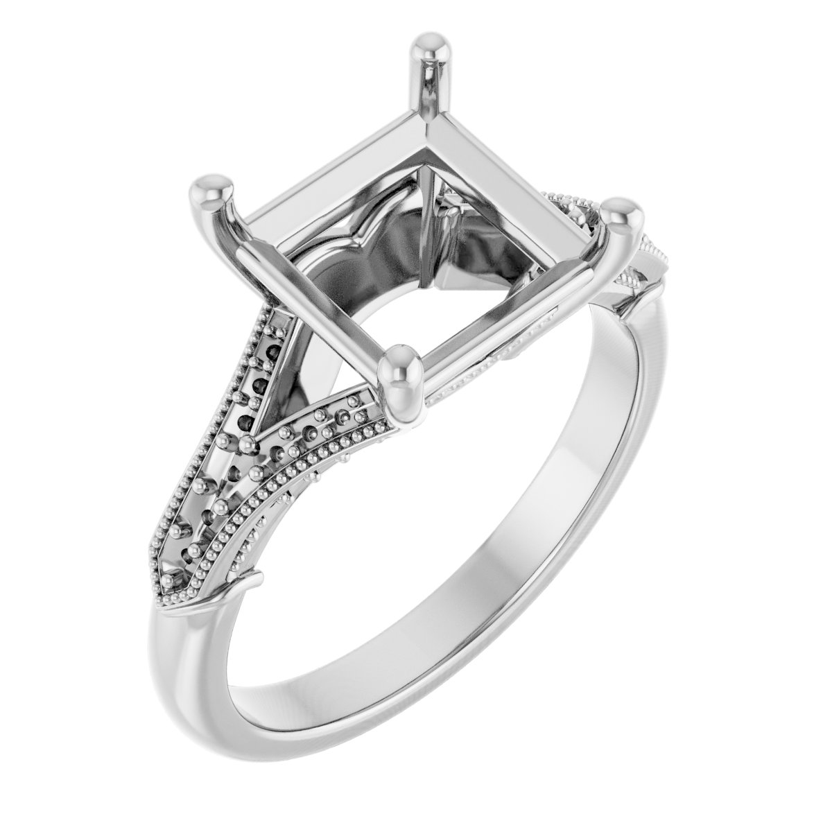 Accented Engagement Ring
