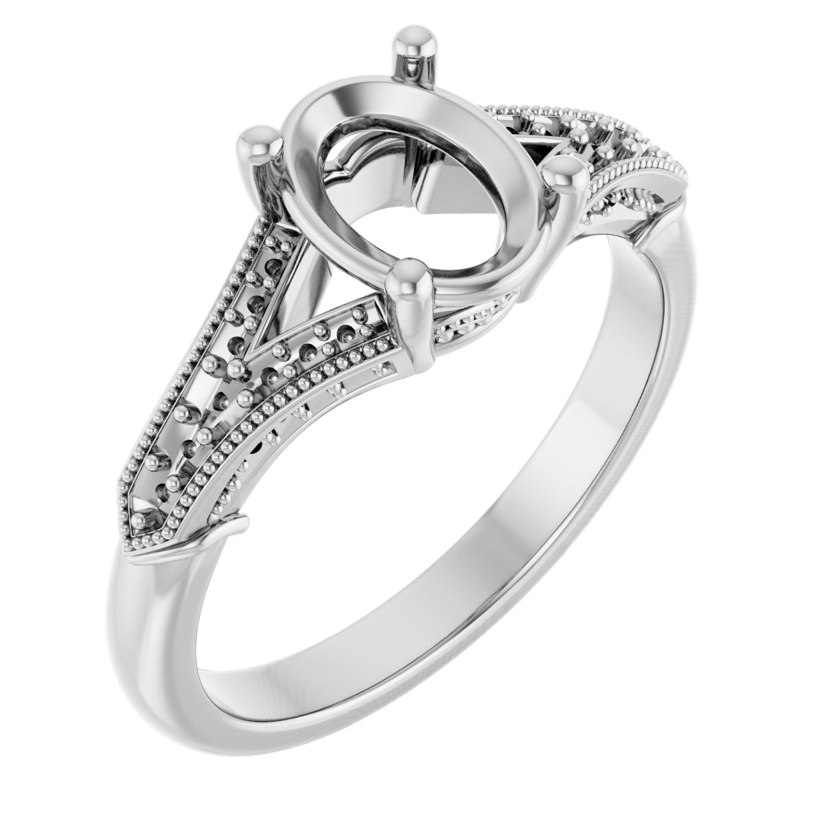 Accented Engagement Ring