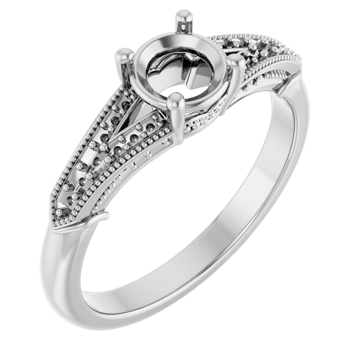 Accented Engagement Ring