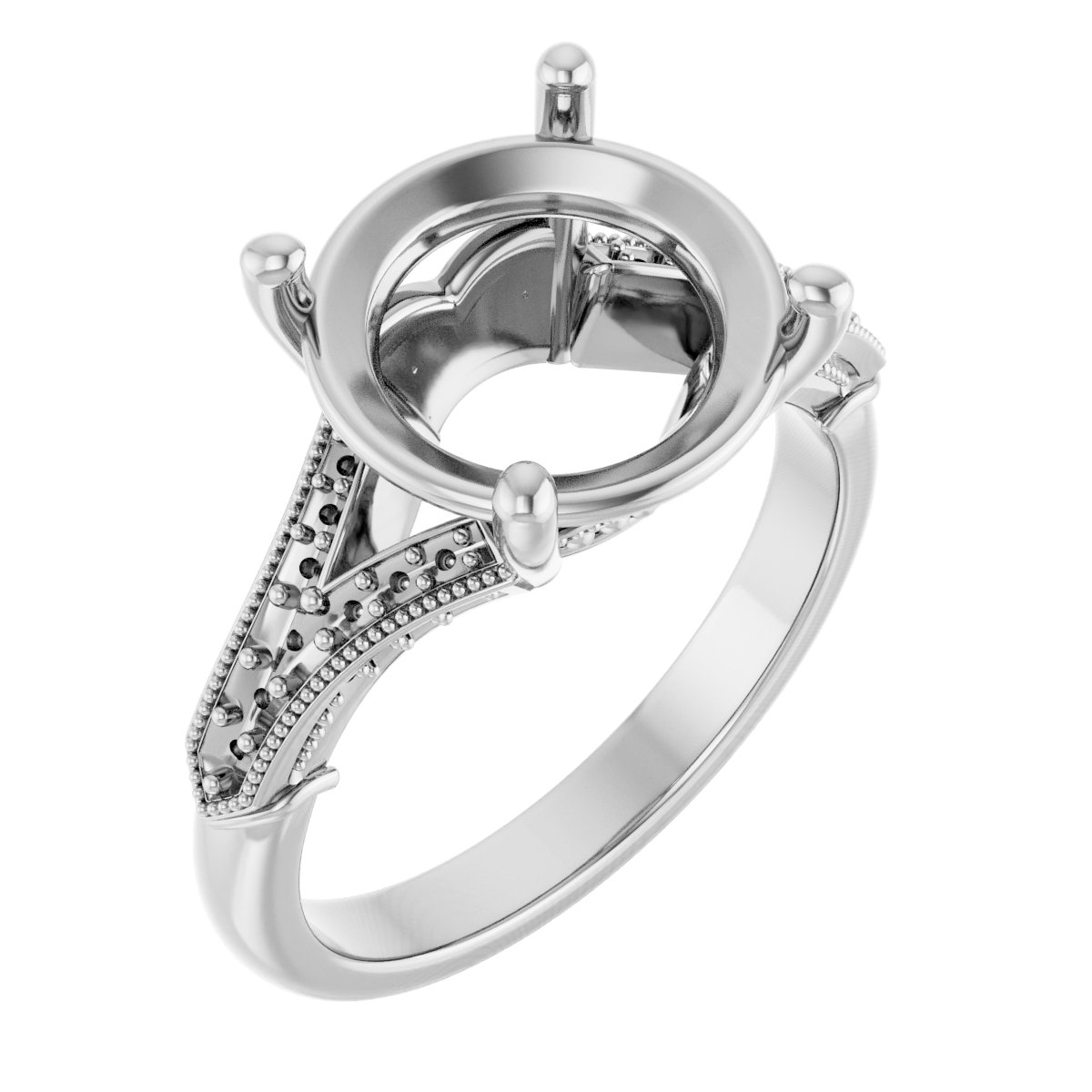 Accented Engagement Ring