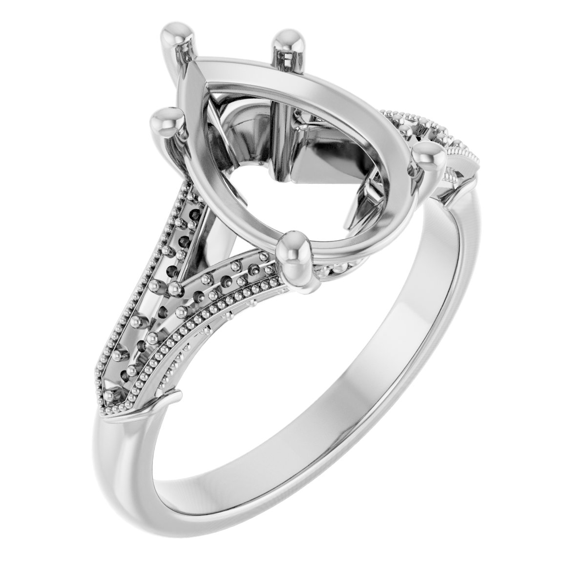 Accented Engagement Ring