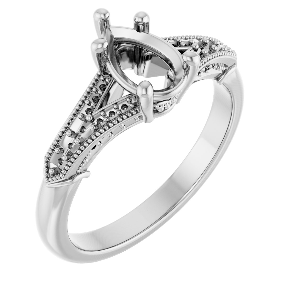 Accented Engagement Ring