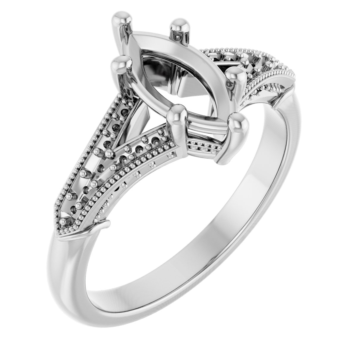 Accented Engagement Ring