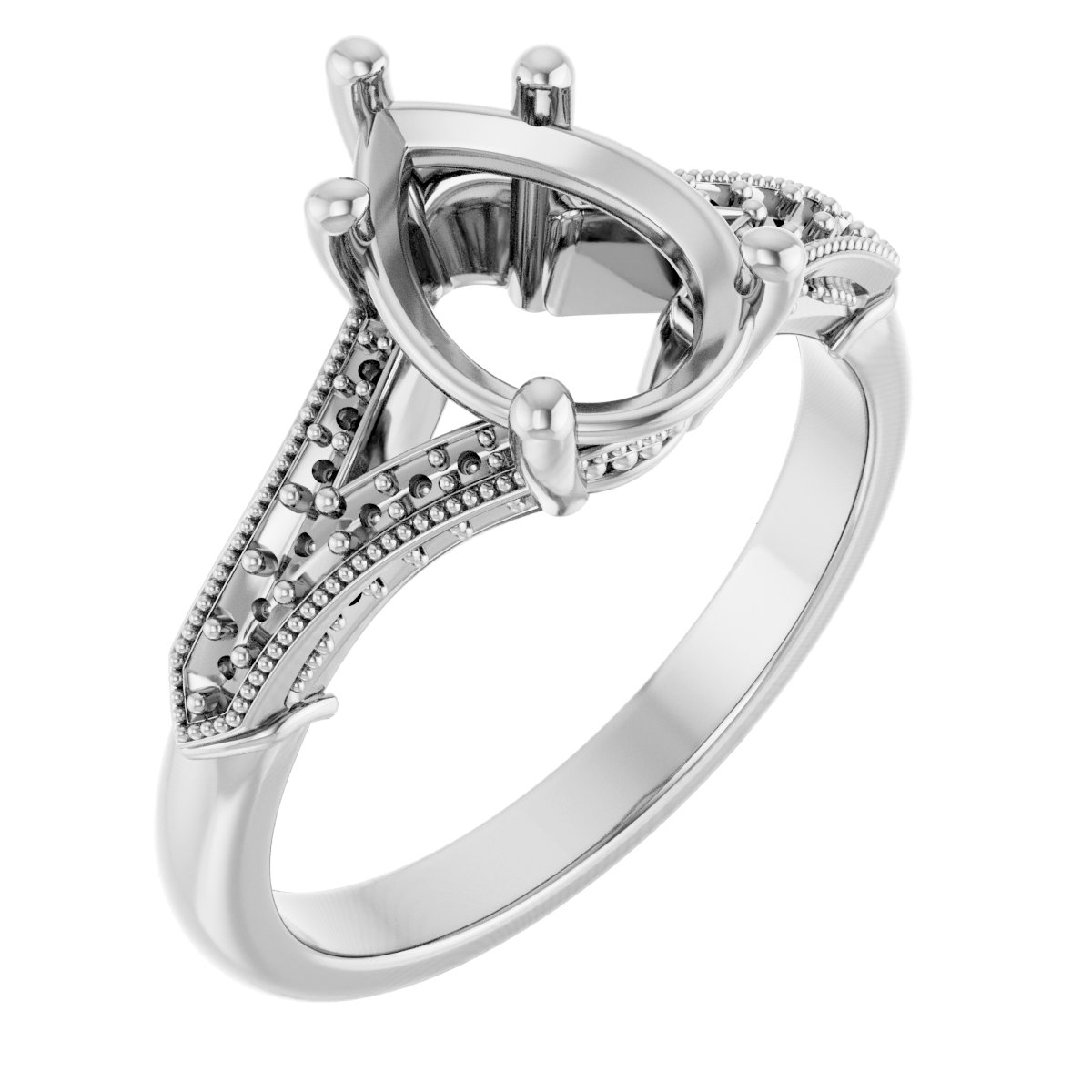 Accented Engagement Ring