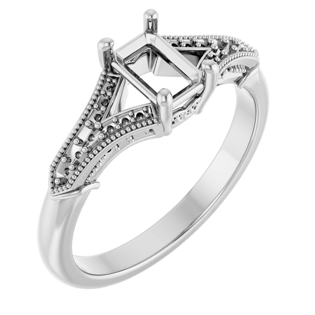 Accented Engagement Ring
