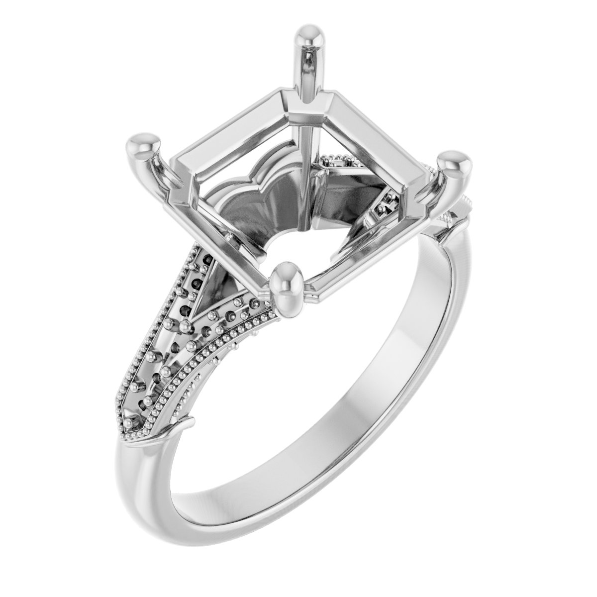 Accented Engagement Ring