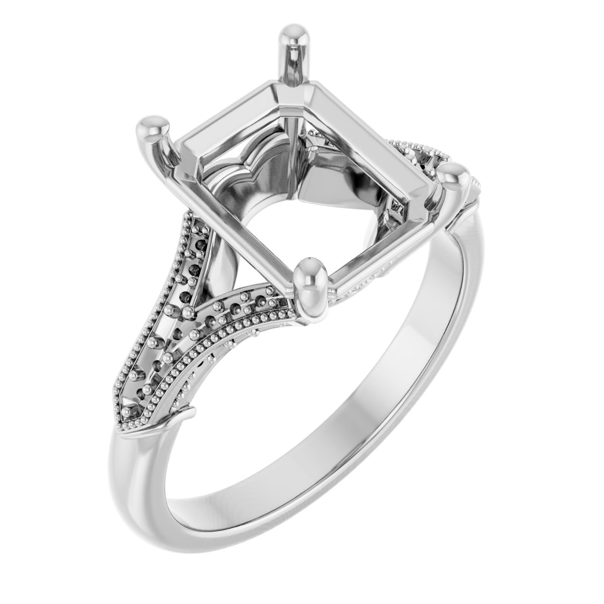 Accented Engagement Ring
