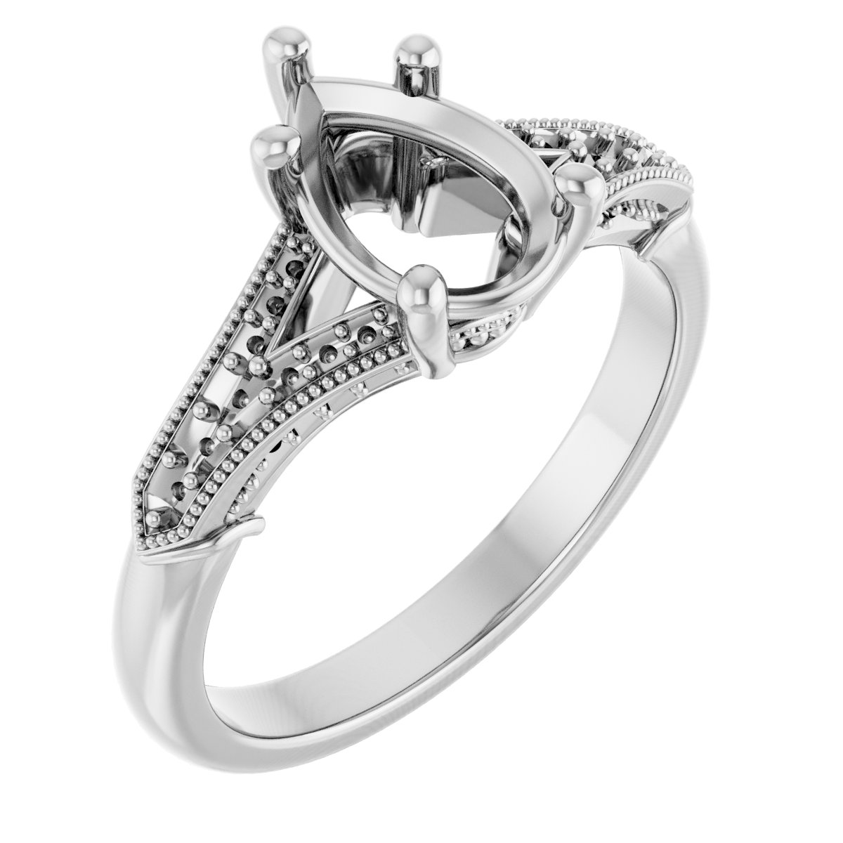 Accented Engagement Ring