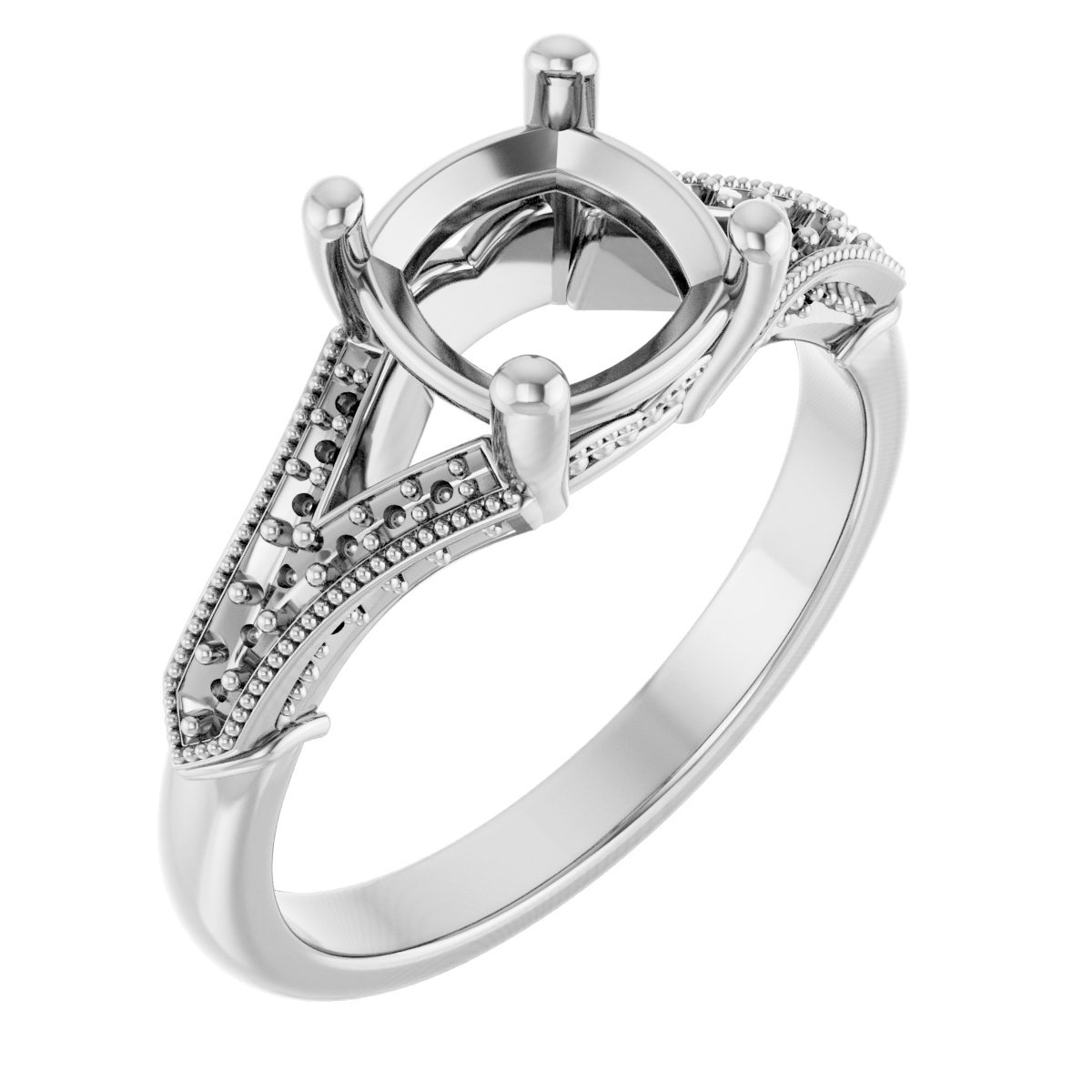 Accented Engagement Ring
